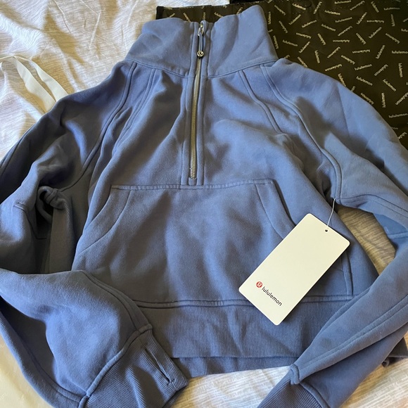 NWT Lululemon Scuba Oversized Funnel Neck, Sz Xs/S, Waterdrdop - Picture 4 of 7